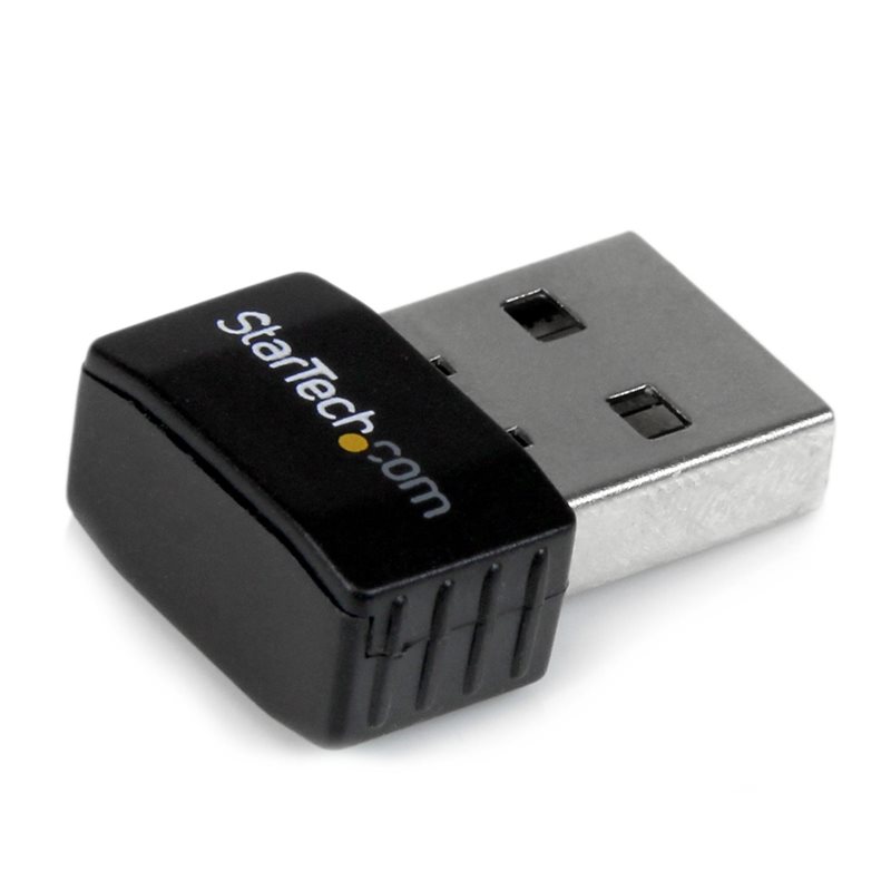 StarTech.com Mini 300 Wi-Fi 4 -sovitin, 802.11n, USB-A, musta