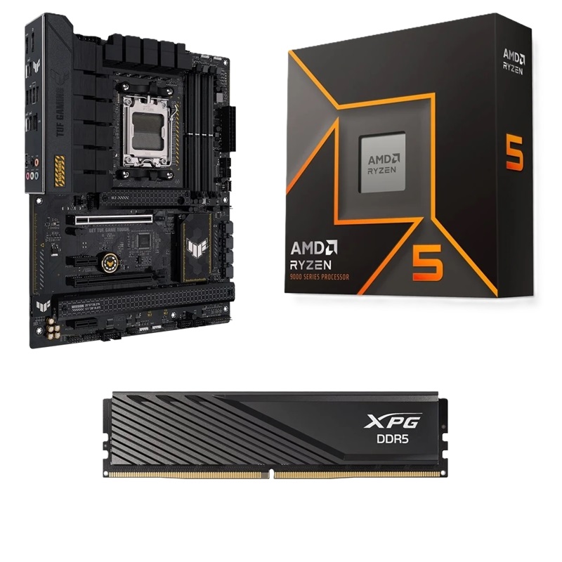 Asus TUF-GAMING-B650-PLUS + 9600x + 16GB DDR 4800Mhz -tuotepaketti