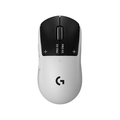 Logitech (Outlet) PRO X2 SUPERSTRIKE, langaton LIGHTSPEED-pelihiiri, 44 000 DPI, valkoinen/musta