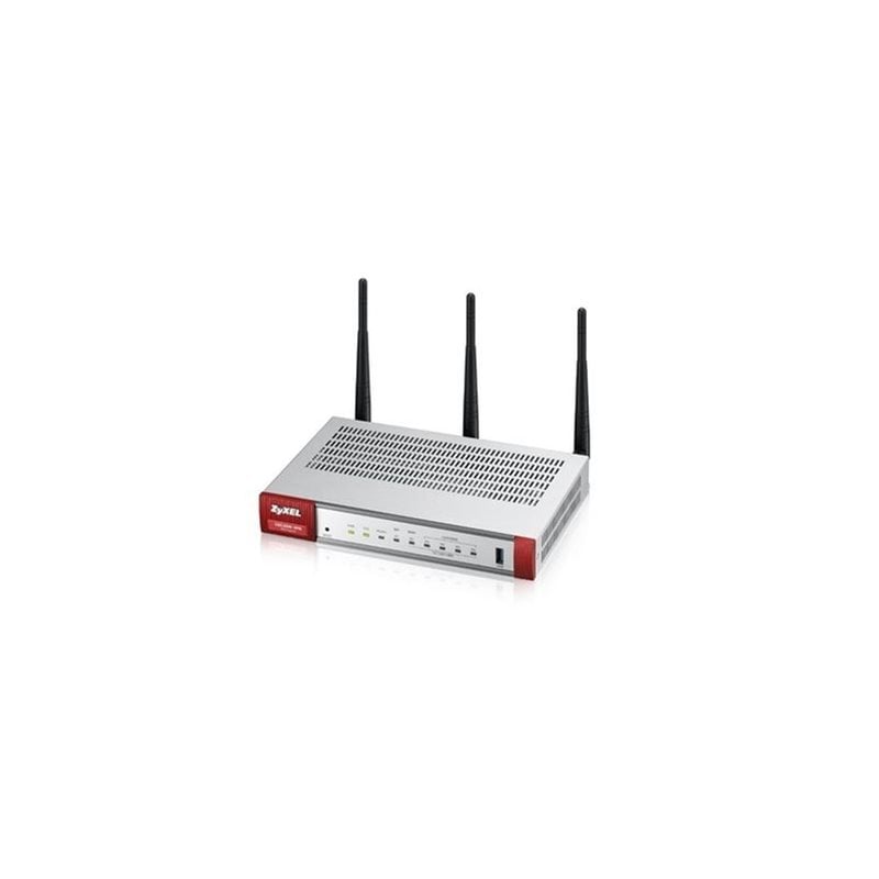 ZyXEL USG20W-VPN -palomuuri, pelkkä laite, IEEE 802.11ac/n, hopea/punainen