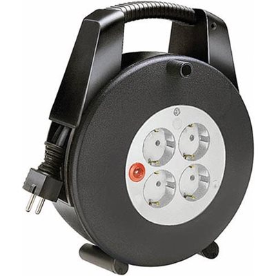 Brennenstuhl Kelattava jatkokaapeli, 4xCEE 7/4, IP 44, turvakatkaisija, 10m