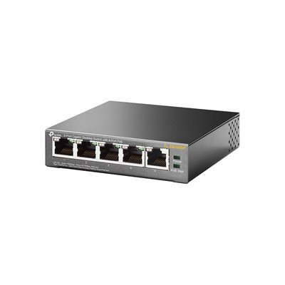 TP-Link TL-SG1005P, 5-porttinen työpöytäkytkin, PoE, musta