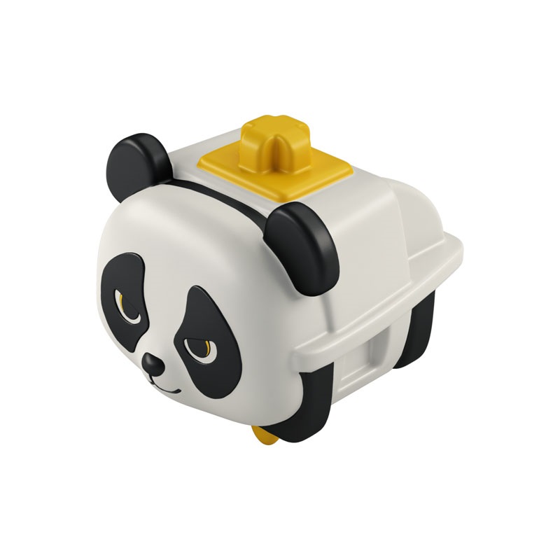 Glorious Panda Toy -pöytäkumppani, valkoinen/musta/keltainen