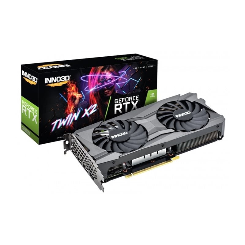 INNO3D GeForce RTX 3060 TWIN X2 -näytönohjain, 12GB GDDR6