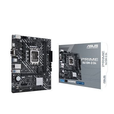 Asus PRIME H610M-D D4, mATX-emolevy