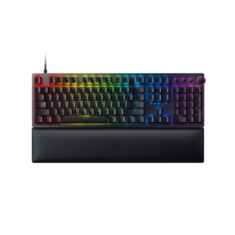 Razer (Outlet) Huntsman V2, mekaaninen pelinäppäimistö, Linear -kytkimet, musta
