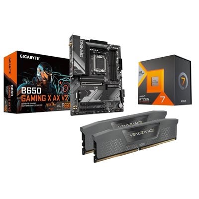 Gigabyte B650 GAMING X AX V2 + Ryzen 7 7800X3D + 32GB DDR5 6000MHz -tuotepaketti
