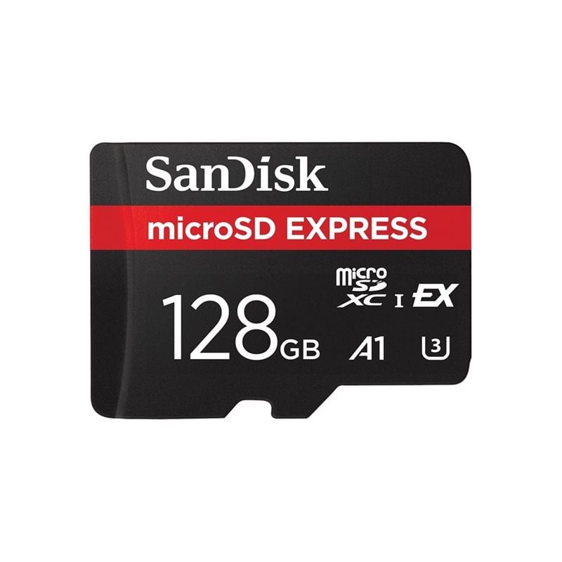 Sandisk 128GB Express, microSDXC -muistikortti, EX/UHS-1 U3 A1, 880/480 MB/s