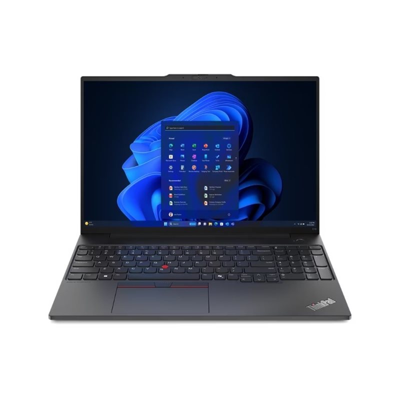 Lenovo E16 G2, kannettava tietokone, musta