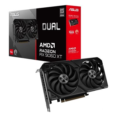 Asus Radeon RX 9060 XT Dual -näytönohjain, 16GB GDDR6