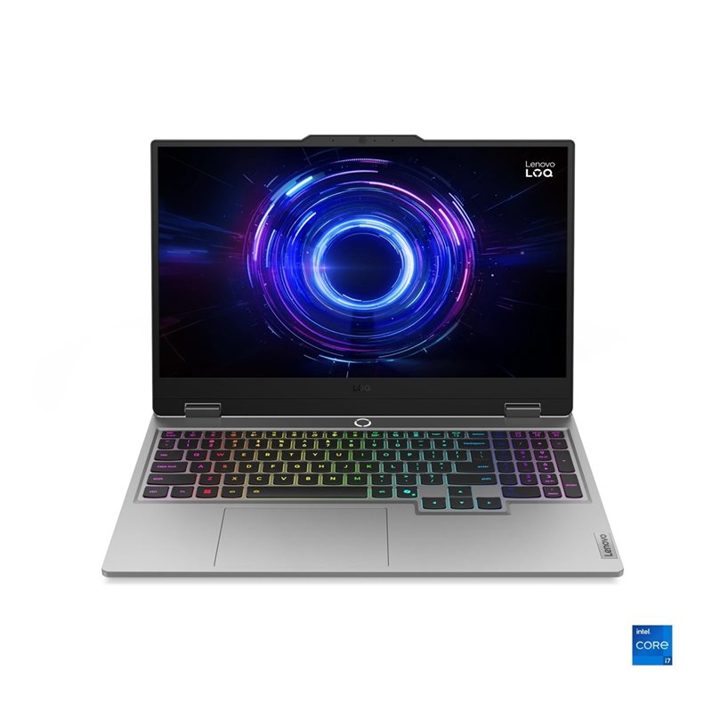 Lenovo 15,6" LOQ 15IRX10, kannettava pelitietokone, Luna Grey
