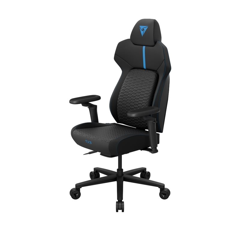 ThunderX3 TX3 Core 360, ergonominen kangasverhoiltu pelituoli, Racer Blue