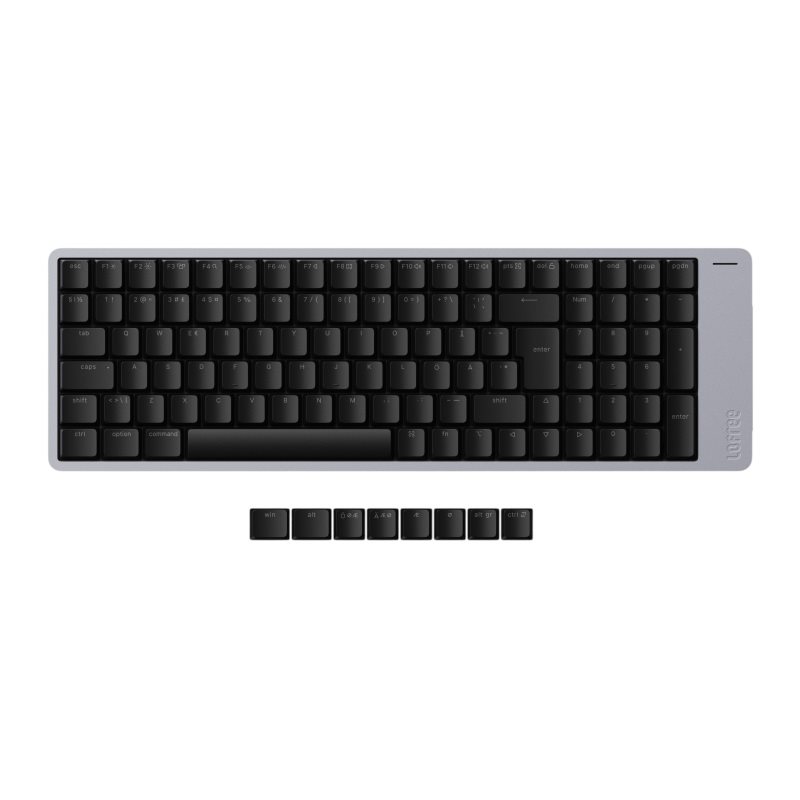 Lofree Flow 2 100 -langaton matalaprofiilinen näppäimistö, 96%, Kailh Pulse Tactile, musta