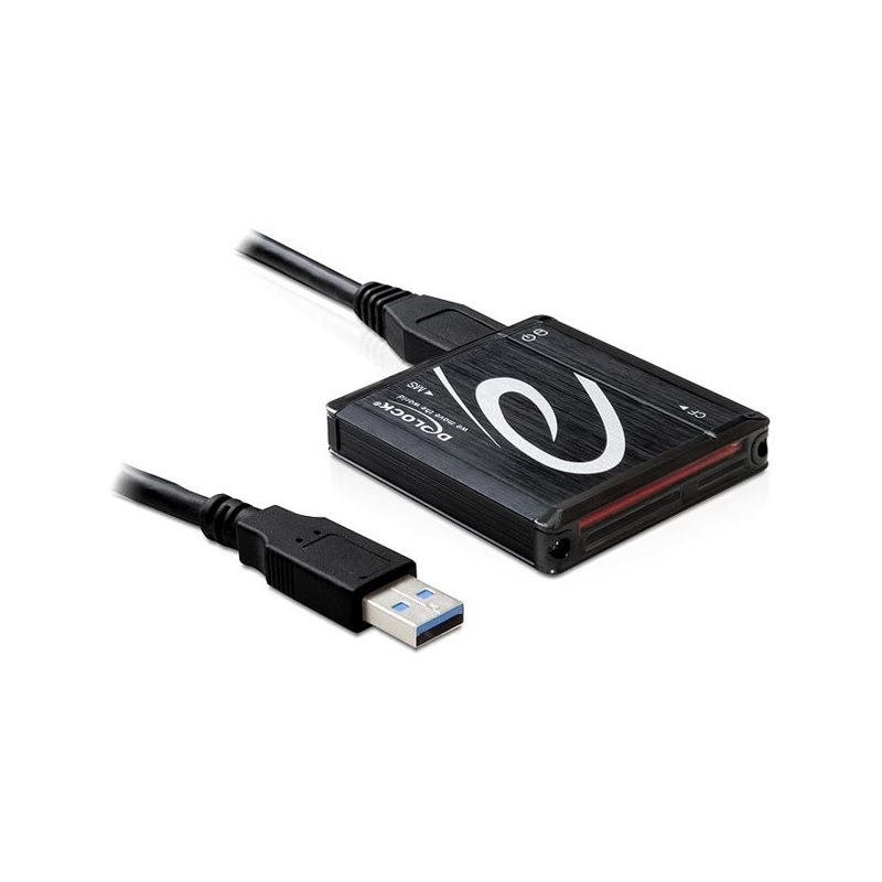 DeLock USB 3.0 muistinkortinlukija, ulkoinen, 5-slot