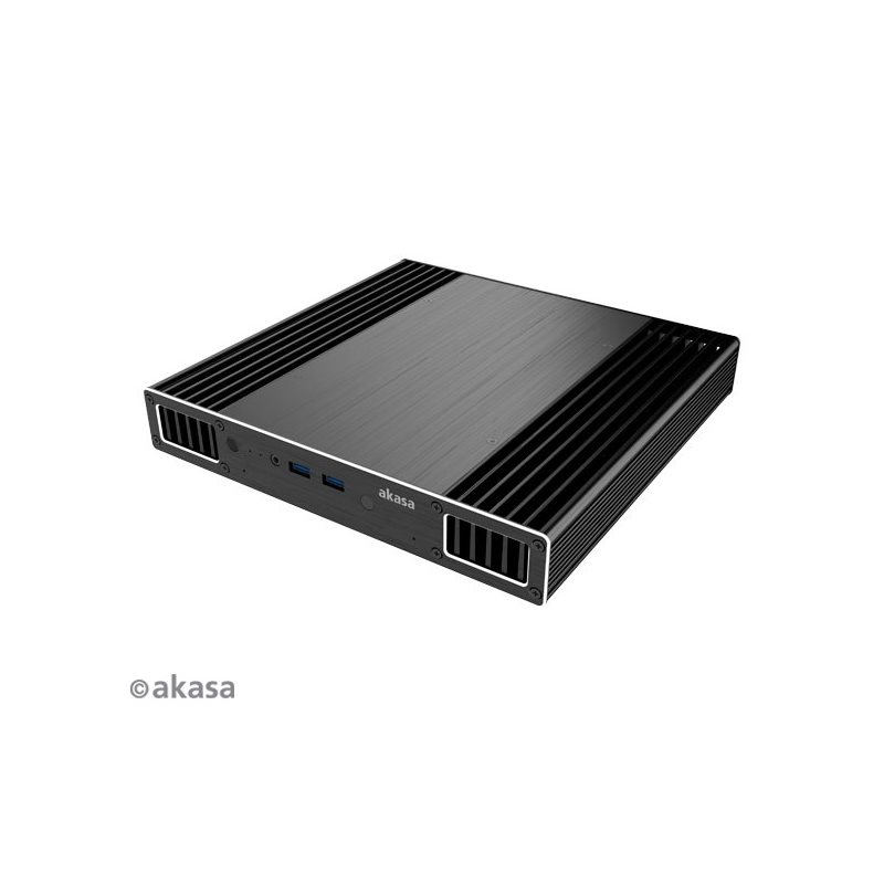 Akasa Plato X7, UCFF-kotelo, musta - Kuva 2