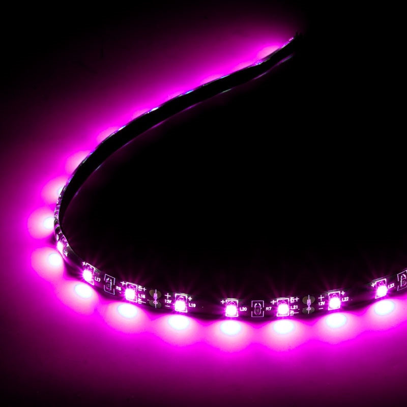 Lamptron FlexLight Pro, LED-nauha, 24LED, 400mm, pinkki
