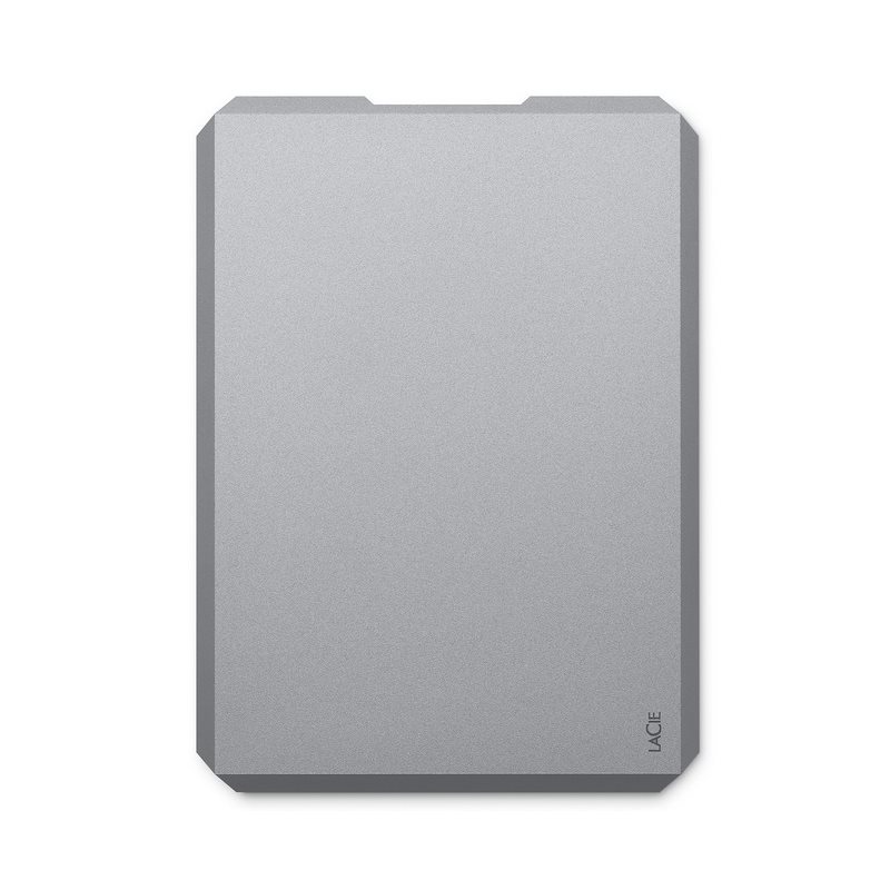 LaCie 2TB Mobile Drive, 2.5" ulkoinen kiintolevy, USB 3.1 Type-C, Space Grey