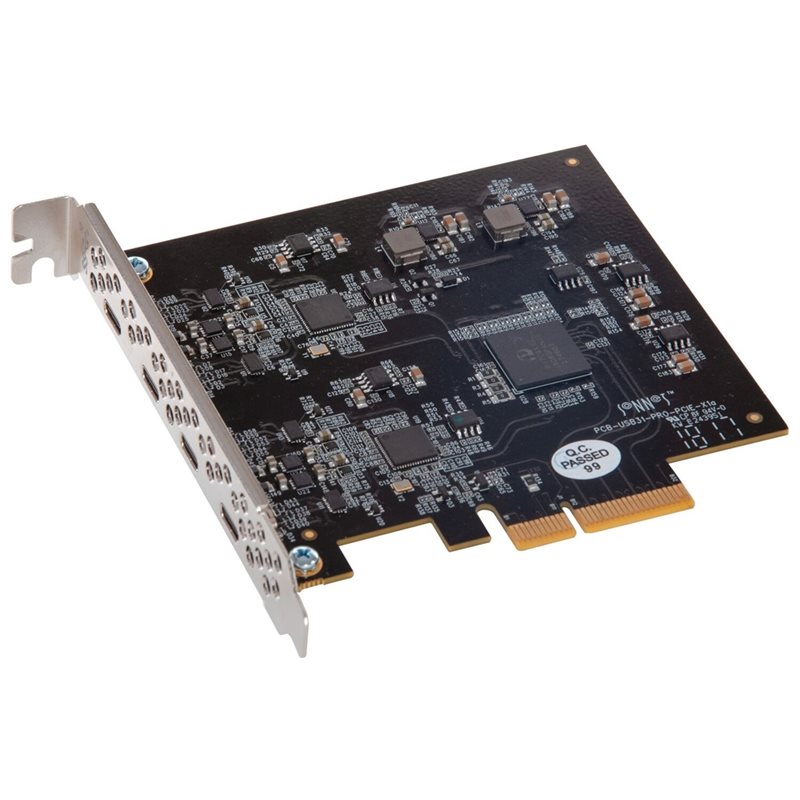 Sonnet Allegro USB-C 4-Port PCIe -lisäkortti, 4 x USB 3.2 Gen2 Type-C, PCIe 2.0 x4