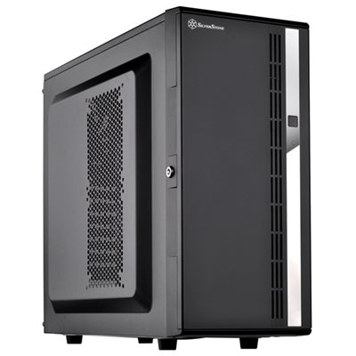 SilverStone CS380 V2, ATX-miditornikotelo, musta