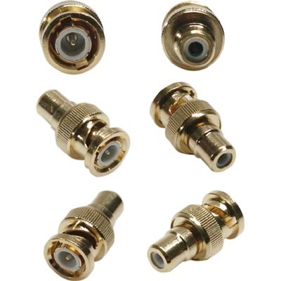 Deltaco Adapteri RCA n - BNC u, kullatut liittimet