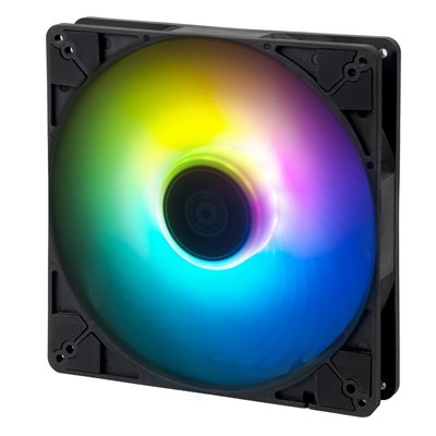 SilverStone Air Penetrator 184i ARGB, 180mm PWM-laitetuuletin, musta/läpikuultava