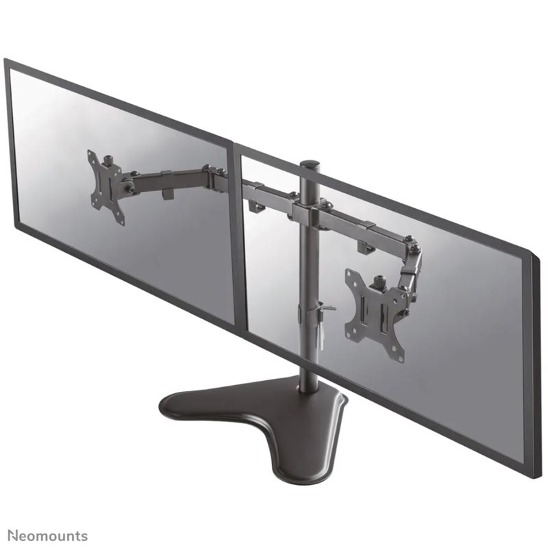 Neomounts by Newstar FPMA-D550DDBLACK monitor desk mount, pöytäteline kahdelle monitorille, musta