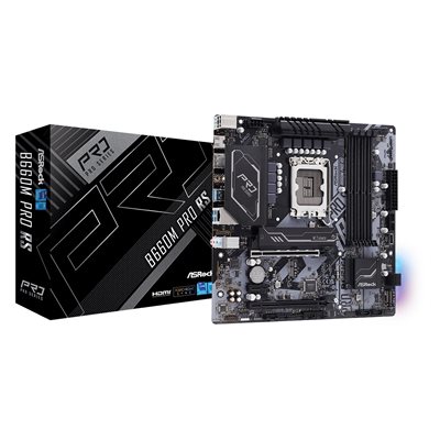 ASRock B660M Pro RS, mATX-emolevy