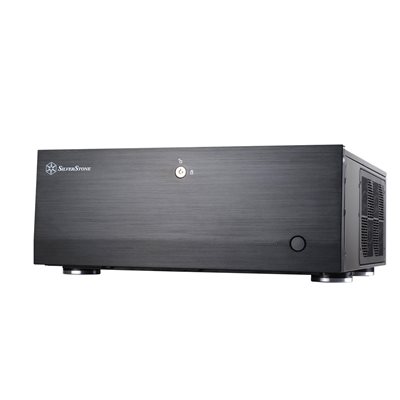 SilverStone Grandia GD07 HTPC-kotelo, E-ATX, musta