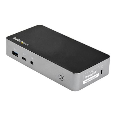 StarTech.com Dual HDMI Monitor USB-C Docking Station 60W Power Delivery Mac & Windows 1x USB-C & 3x USB-A 1080p