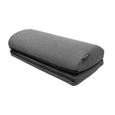 Arozzi FootRest - Soft Fabric - Dark Grey, jalkatuki, tummanharmaa