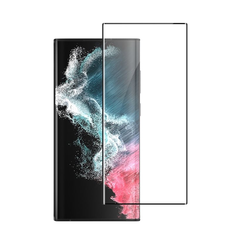 Screenor Full Cover Tempered Glass -näyttösuoja, Samsung Galaxy S23 Ultra
