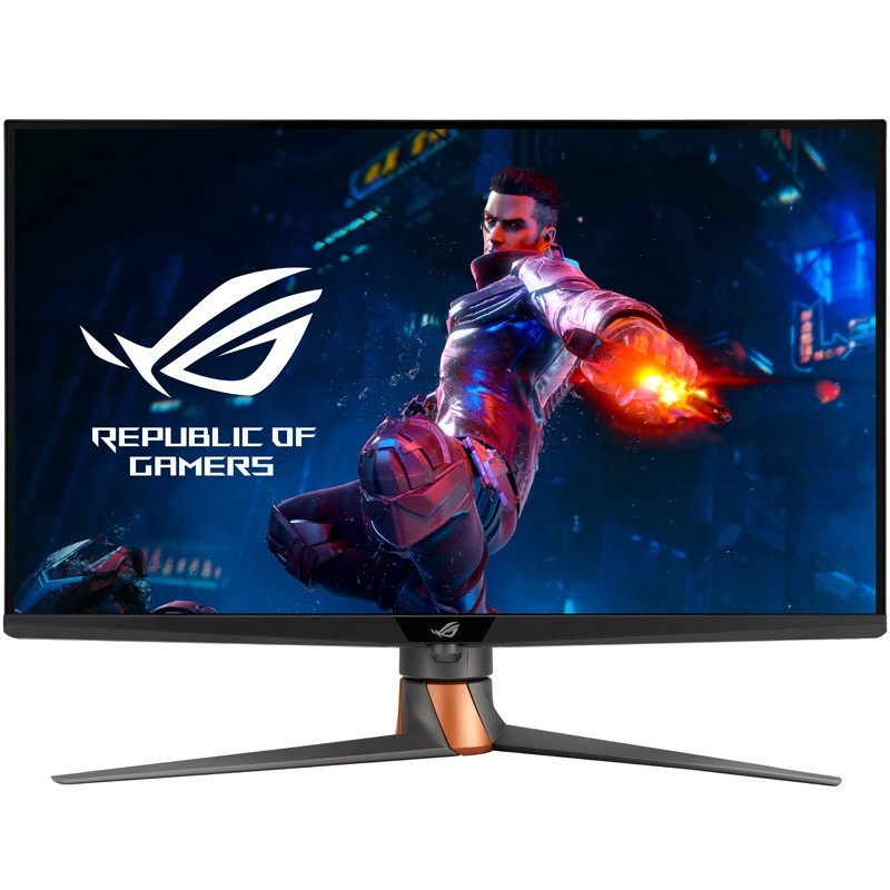 Asus 32" ROG Swift PG32UQXR, 160Hz 4K UHD -pelimonitori, musta/kupari