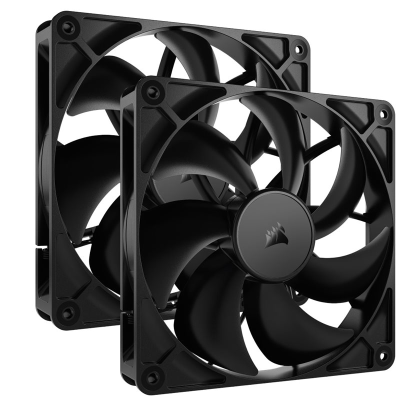 Corsair RS140 - Dual Pack, 140mm PWM-laitetuuletinsarja, musta