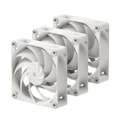 HAVN H12 White Triple pack, 120mm PWM-laitetuuletinsarja, 3 kpl, valkoinen