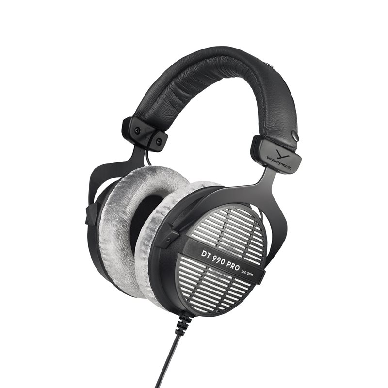 Beyerdynamic DT 990 PRO 250 ohm, avoimet studiokuulokkeet, musta/harmaa