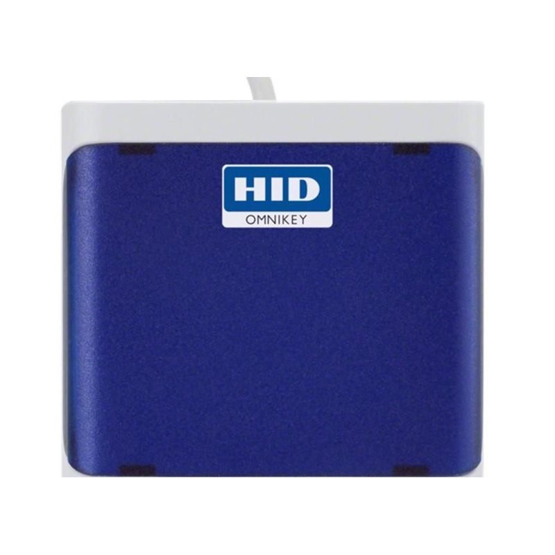 HID Omnikey 5027 Keyboard Wedge -älykortinlukija, USB-A, 1,5m, tummansininen