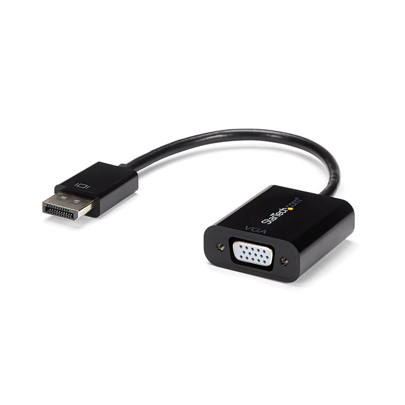 StarTech.com DisplayPort 1.2 - VGA -adapteri, 0,1m, musta