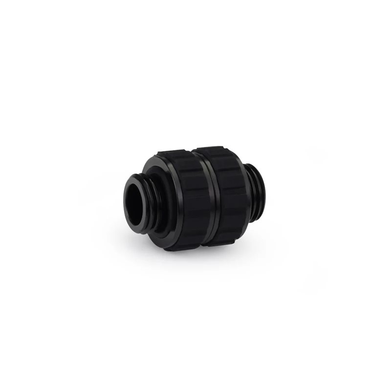 Alphacool Apex Grip Double Nipple, OT/OT, rotary, G1/4, musta