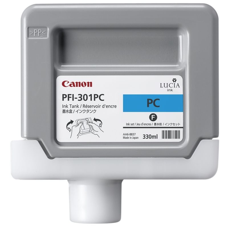 Canon PFI-301P, Syaani, Mustepatruuna