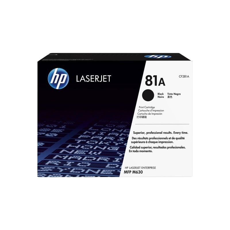 HP 81A LaserJet -väriainekasetti, musta