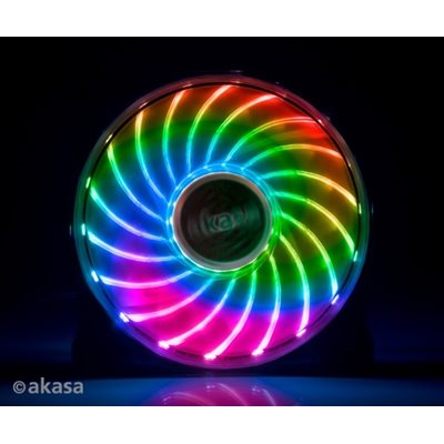 Akasa (Outlet) 12cm LED-tuuletin,RGB, Vegas X7,Asus Aura,MSI mystic Light Sync