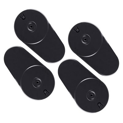 SilverStone G11905470-RT, kotelon tassusarja, RM400 / RM41-506 / RM41-H08, musta