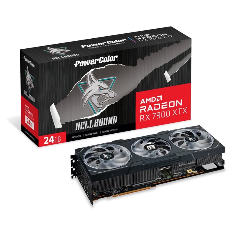 PowerColor (Outlet) Radeon RX 7900 XTX Hellhound -näytönohjain, 24GB GDDR6