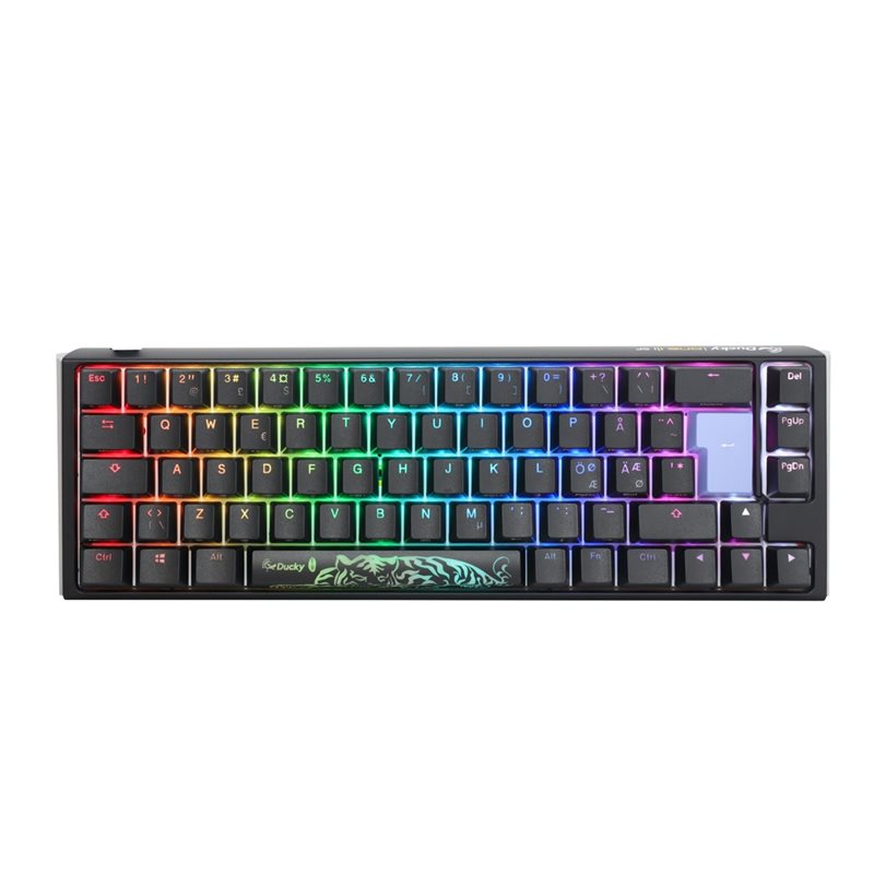 Ducky One 3 - Classic Black / White Nordic - SF 65% - Cherry Brown, mekaaninen (Demo. Norm. 152,90€)