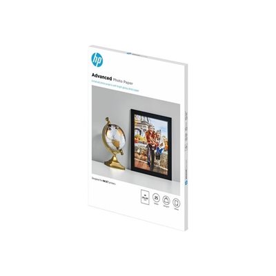 HP Advanced Glossy Photo Paper - Kiiltävä - A4 (210 x 297 mm) - 250 g/m² - 25 arkkia, valokuvapaperi