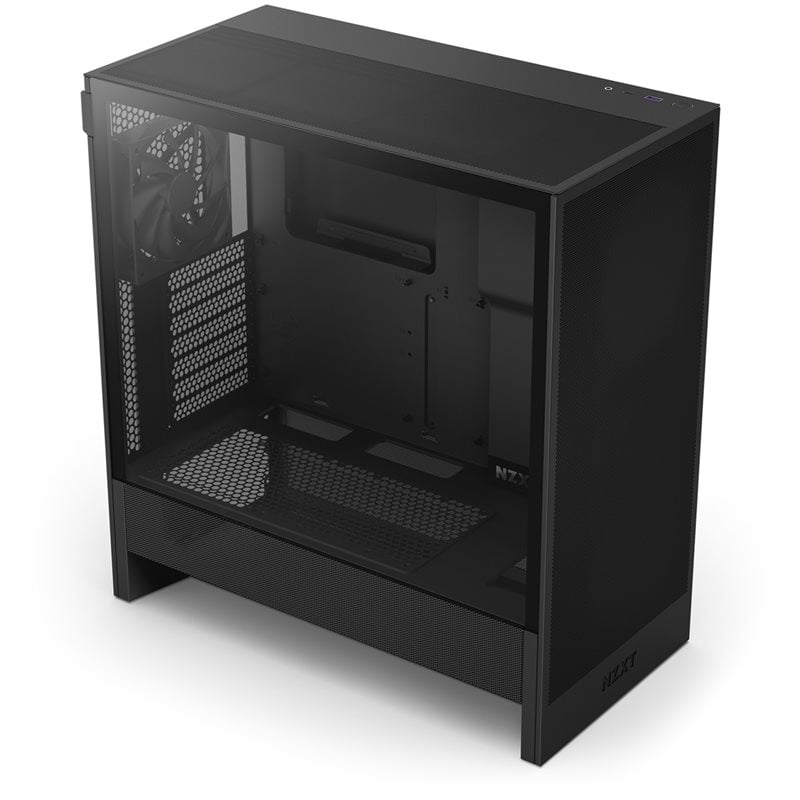 NZXT H5 Flow (2024) - Black, ikkunallinen miditornikotelo, musta