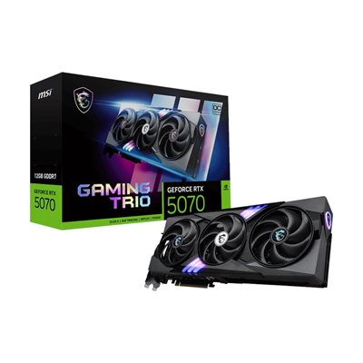 MSI GeForce RTX 5070 GAMING TRIO OC -näytönohjain, 12GB GDDR7