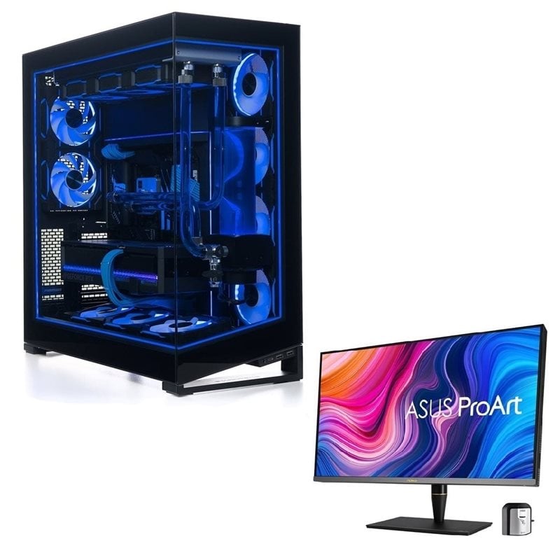 Jimm's Liquid Builds - Fifty Shades of Blue, nestejäähdytetty pelitietokone