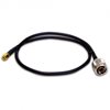 Planet N uros-> RP-SMA naaras -välikaapeli, 60cm, musta