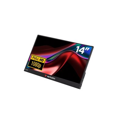 Verbatim (Outlet) 14" PM-14, Full HD -mobiilinäyttö, musta